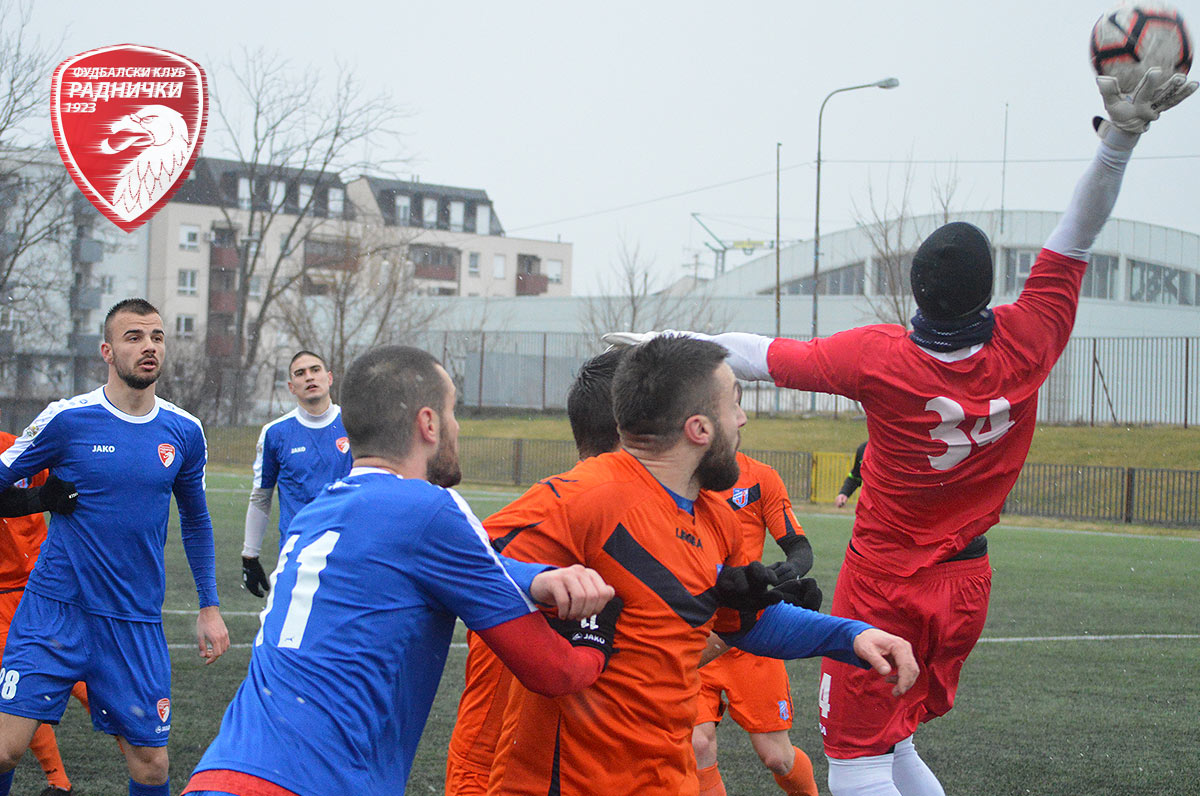 Andreja Nikolic playing football in Radnicki 1923